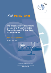 Kiel  Policy  Brief The Importance of Investment