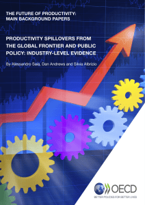 PRODUCTIVITY SPILLOVERS FROM THE GLOBAL FRONTIER AND PUBLIC POLICY: INDUSTRY-LEVEL EVIDENCE