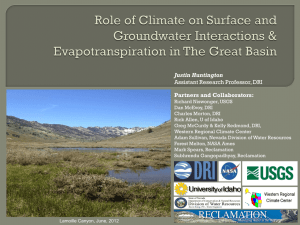 Role of surface and groundwater interactions on summertime streamflow in the Great Basin
