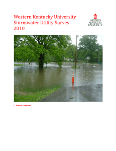 Western Kentucky University  Stormwater Utility Survey 2010