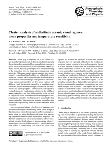 Atmospheric Chemistry and Physics