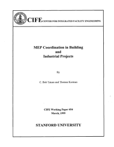 C IFE MEP Coordination in Building and Industrial Projects