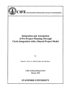 Integration and Automation of Pre-Project Planning Through