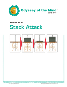 Stack Attack Odyssey of the Mind 2015-2016 Problem No. 4: