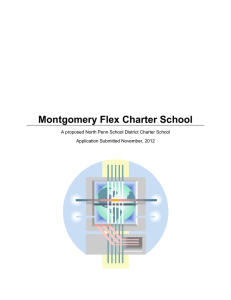 Montgomery Flex Charter School Application Submitted November, 2012