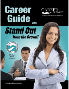 Career Guide Stand Out from the Crowd!