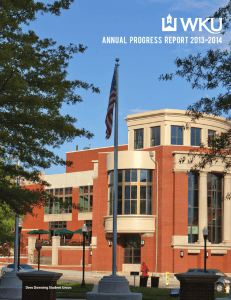 Annual   Progress  Report    ... Dero Downing Student Union