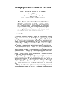 Inferring High-Level Behavior from Low-Level Sensors