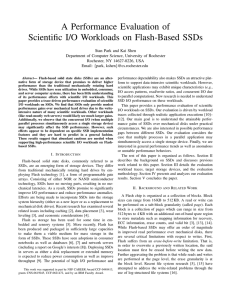 A Performance Evaluation of Scientific I/O Workloads on Flash-Based SSDs