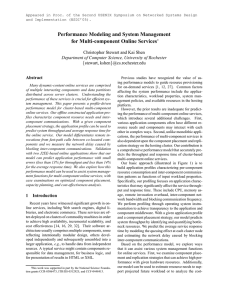 Appeared in Proc. of the Second USENIX Symposium on Networked... and Implementation (NSDI’05).