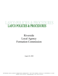 Riverside Local Agency Formation Commission