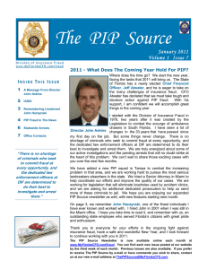 The  PIP  Source January 2011 Volume 1  Issue 7 I