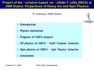 Project of the uclotron based on ollider f