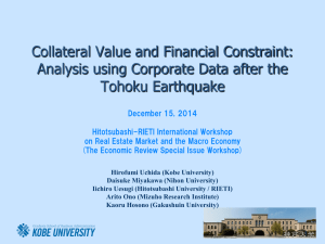 Collateral Value and Financial Constraint: Analysis using Corporate Data after the