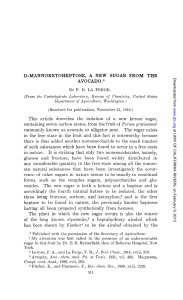 D-MANNOKETOHEPTOSE, A  NEW SUGAR FROM