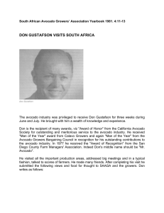 DON GUSTAFSON VISITS SOUTH AFRICA
