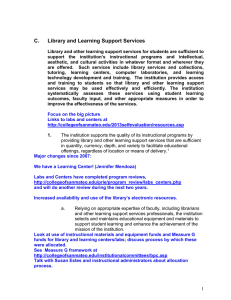 C. Library and Learning Support Services