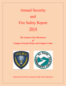 Annual Security and Fire Safety Report 2014