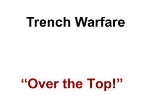 “Over the Top!” Trench Warfare