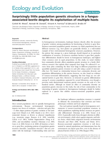 Surprisingly little population genetic structure in a fungus-