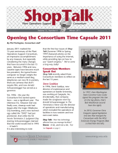 Opening the Consortium Time Capsule 2011