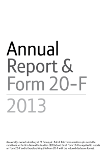 Annual  Report &amp; Form 20-F
