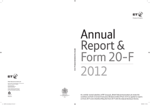 Annual  Report &amp; Form 20-F