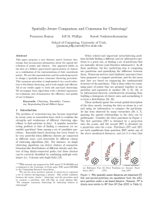 Spatially-Aware Comparison and Consensus for Clusterings