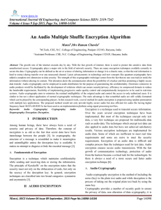 www.ijecs.in  International Journal Of Engineering And Computer Science ISSN: 2319-7242