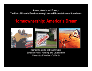 Homeownership: America’s Dream