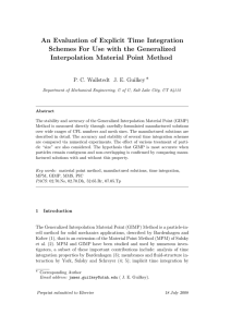 An Evaluation of Explicit Time Integration Interpolation Material Point Method