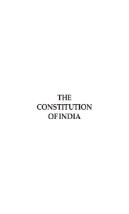 THE CONSTITUTION OF INDIA