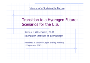 Transition to a Hydrogen Future: Scenarios for the U.S.