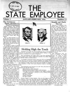 THE STATE EMPLOYEE Volume 3 Numbers