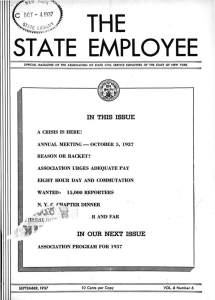 THE STATE EMPLOYEE i 1