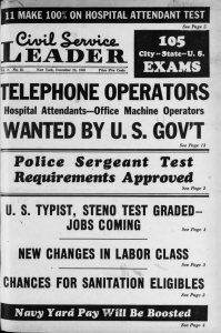 TELEPHONE OPERATORS W ANTED  BY  U. S.  GOV’T