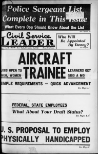 AIRCRAFT TRAINEE S.  PROPOSAL  TO  EMPLOY HYSICALLY  HANDICAPPED