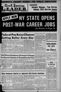 ^ ^ NY STATE OPENS POST-WAR CAREER JOBS E