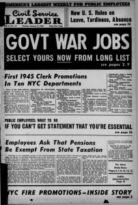 GOVT WAR JOBS SELECT YOURS NOW FROM LONG LIST Leave, Tardiness, Absence