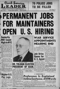 •PERMANENT JOBS FOR MAINTAINERS U. S. HIRING Li