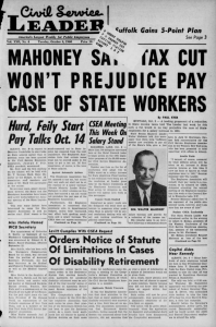 ( k X WON'T PREJUDICE PAY OF STATE WORKERS