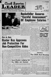 r Rockefeller Assures &#34;Careful Assessment Of Employee Salaries ^