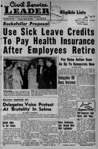 Use Sick Leave Credits To Pay Health Insurance After Employees Retire