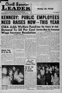 • L e a p e r KENNEDY: PUBLIC EMPLOYEES THIS YEAR