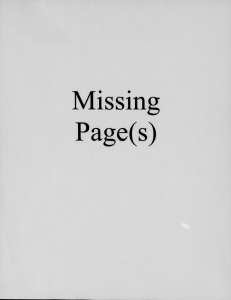 Missing Page(s)
