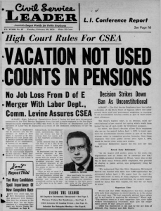 VACATION NOT COUNTS PENSIONS USED