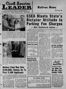CSEA Blasts State's Dictator Attitude In Parking Fee Charges L I