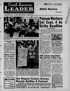 Putnam Workers Set Sept. 4 As Strike Deadline MHEA Meeting
