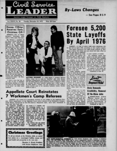 Foresee 5,200 State Layoffs By April 1976