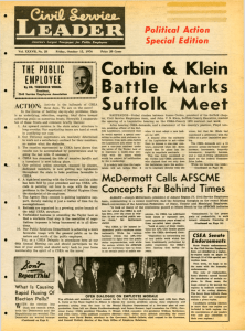 Corbin 6c Klein Battle  M a r k s THE PUBLIC